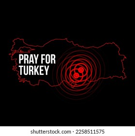 Pray for Turkey. Turkey earthquake. Two major earthquakes in eastern Turkey on February 6, 2023.