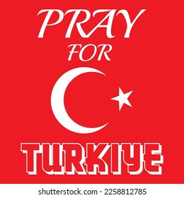 Rezar por señas y distintivos vectores de Turquía