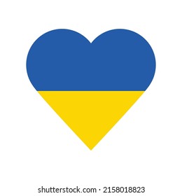 Pray for Ukraine concept background, Ukraine flag love shape praying concept vector illustration. Pray For Ukraine peace. Save