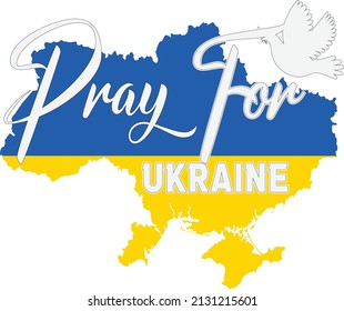 Pray For Ukraine Flag Free Ukraine