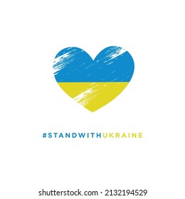 Pray for Ukraine sign. Vector isolated on white background