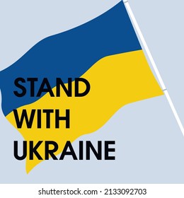 Pray for Ukraine sign. Vector isolated on white background	