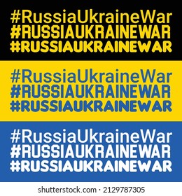 Rezar por Ucrania, Detengan la guerra contra Ucrania, ilustración vectorial. Guerra rusa. Salvemos a Ucrania de Rusia. Apoyen a Ucrania, la política de Putin. 2022