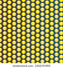 Pray and Worship Pattern Seamless Background