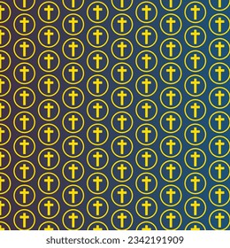 Pray and Worship Pattern Seamless Background