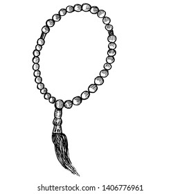 prayer beads for prayer, doodle
