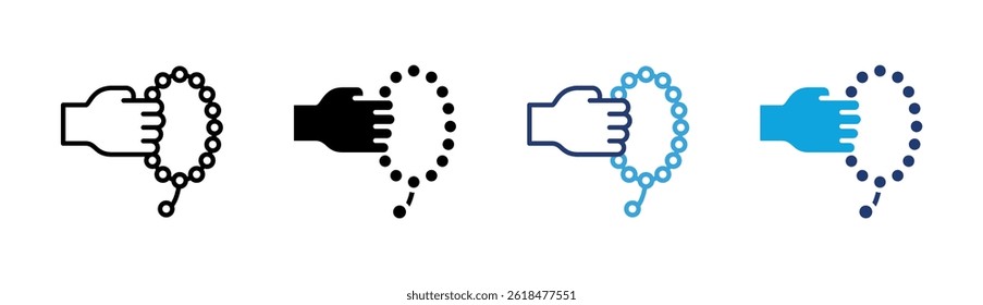 Prayer Beads Icon Element For Design