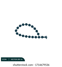 cuentas de oración Icono ilustración vectorial eps 10 