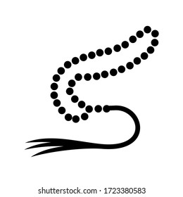 prayer beads icon or logo isolated sign symbol vector illustration - high quality black style vector icons
