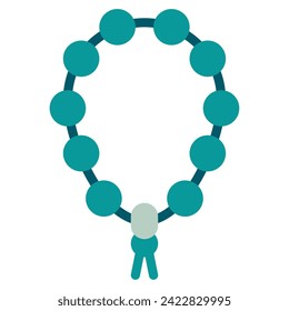 Prayer Beads Icon Ramadan, for infographic, web, app, etc