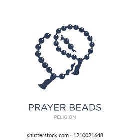 Prayer Beads icon. Trendy flat vector Prayer Beads icon on white background from Religion collection, vector illustration can be use for web and mobile, eps10