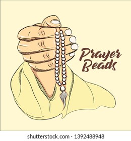 Prayer Beads Vector . EPS 10