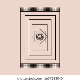 a prayer carpet for Muslims 