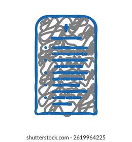 prayer christianity doodle icon sketch vector. prayer christianity sign. isolated symbol illustration