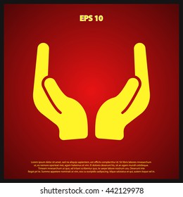 prayer hand icon