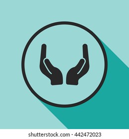 prayer hand icon