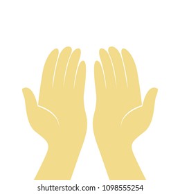 Prayer Hands Illustration Design