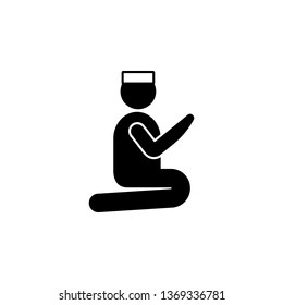 prayer icon. Element of ramadan icon. Premium quality graphic design icon. Signs and symbols collection icon for websites, web design