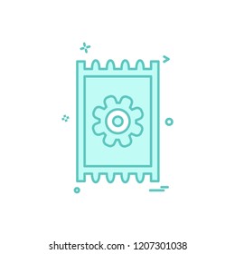 Prayer mat icon design vector