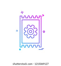 Prayer mat icon design vector