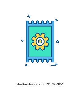 Prayer mat icon design vector