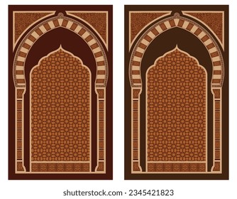 Prayer mat mosque illustration vector design