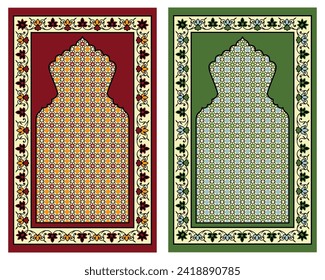 Prayer mat for muslim vector eps