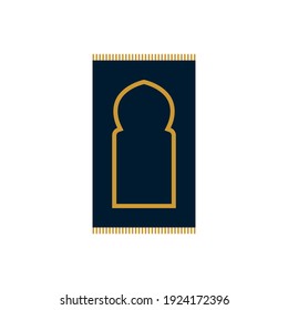 Prayer Mat or Sajadah Icon : Suitable for Religion Theme, Islam Theme, Infographics and Other Graphic Related Assets.