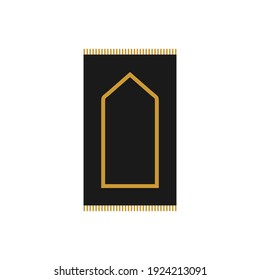 Prayer Mat or Sajadah Icon : Suitable for Religion Theme, Islam Theme, Infographics and Other Graphic Related Assets.