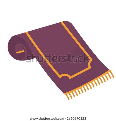 Prayer mat vector, prayer mat icon, prayer rug illustration, gambar sajadah, sajadah ramadhan illustration, flat design illustration
