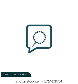prayer message beads icon illustration vector eps 10 