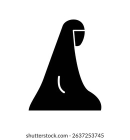 Prayer moslem icon illustration vector design template