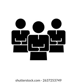 Prayer moslem icon illustration vector design template