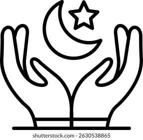 Prayer New Creative Icon Design Vector