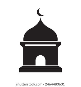 prayer room icon vector illustration template design