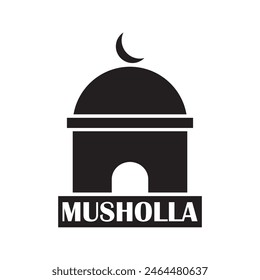 prayer room icon vector illustration template design