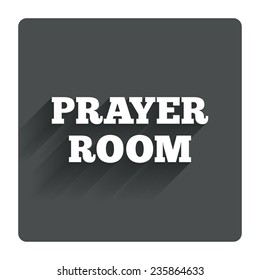 Prayer Room Sign Icon Religion Priest Stock Vector (Royalty Free ...