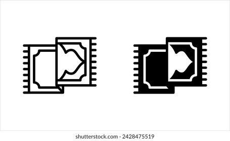 Prayer rug icon set. Traditional Islamic Background. vector illustration on white background.