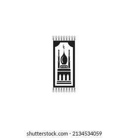 prayer rug icon symbol sign vector