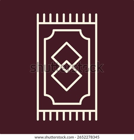 Prayer rug trendy useful important vector Illustration design fascinating colorful background.eps