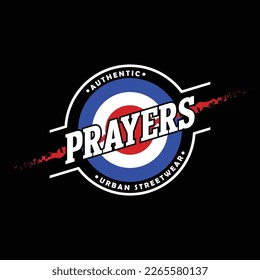 Prayers Streetwear Graphic Design   for clothes