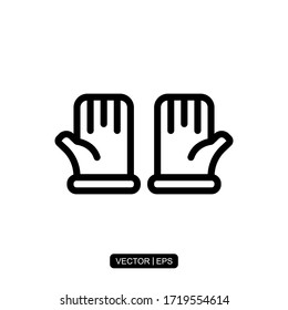 Icono de línea de las manos de rezar plantilla de logotipo de ilustración vectorial para muchos fines. Aislado sobre fondo blanco.