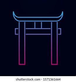 Praying hands nolan icon. Simple thin line, outline vector of religion icons for ui and ux, website or mobile application