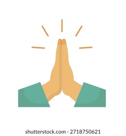 Icono de Vector de manos que puede modificarse o editarse fácilmente
