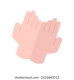 Rezando mãos vetor ilustração para decorações islâmicas para cartões de saudação