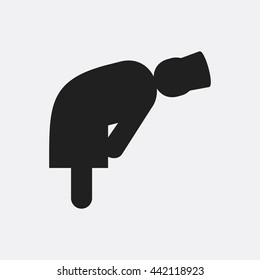 Praying man Icon