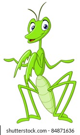 578 Cartoon praying mantis Images, Stock Photos & Vectors | Shutterstock