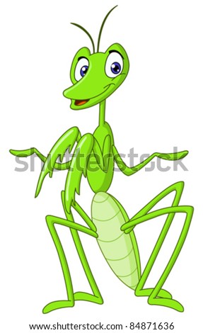 Praying Mantis Stock Vector (Royalty Free) 84871636 - Shutterstock