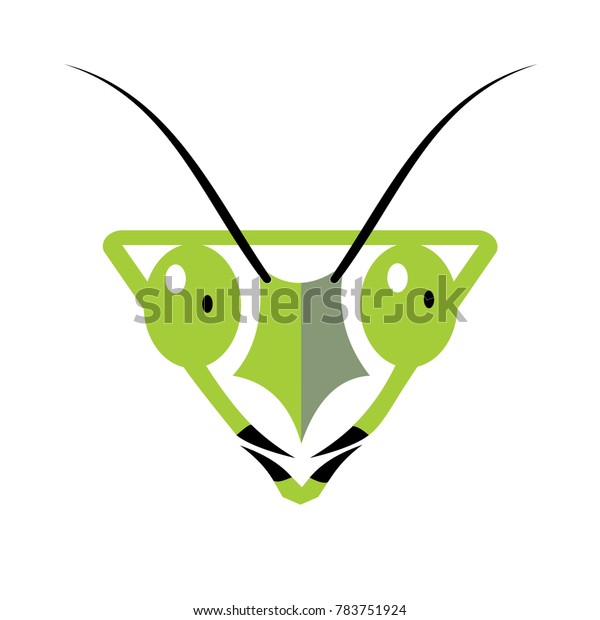 praying mantis face drawing