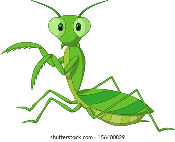 578 Praying mantis cartoon Images, Stock Photos & Vectors | Shutterstock